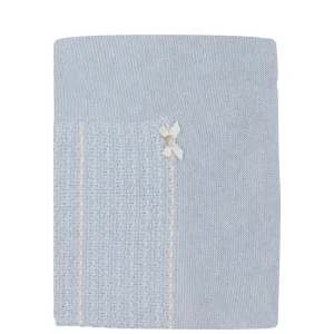 Paz Rodriguez | Coperta Merlin Celeste e Beige