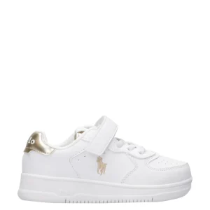 Ralph Lauren Childrenswear | Sneakers Masters Court PS Bianco e Oro