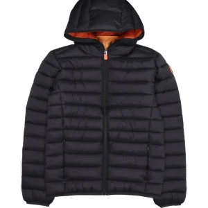 Save The Duck Kids | Giubbotto Dony Nero e Arancio