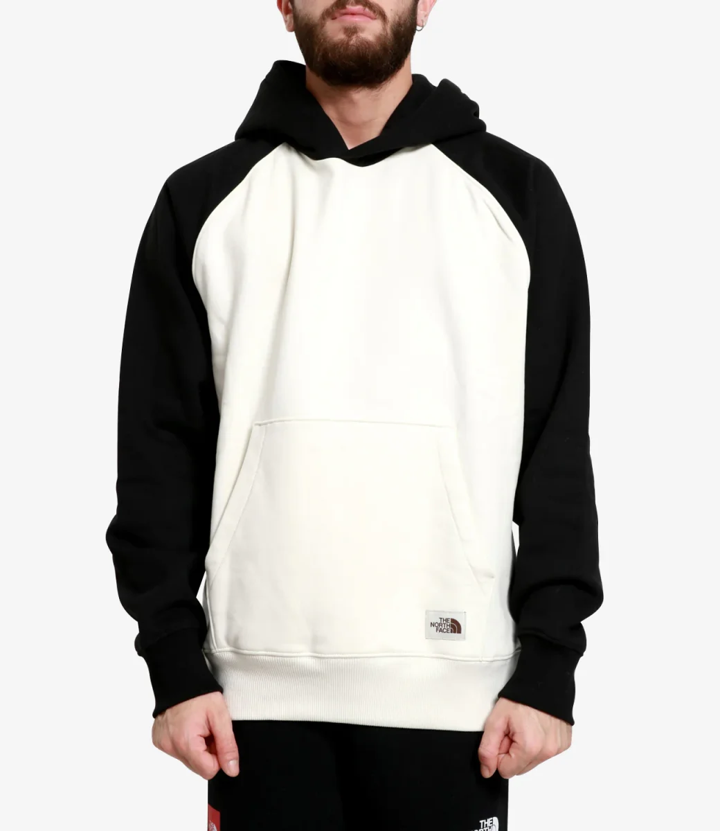 The North Face | Felpa M Heritage Hoodie Bianca e Nera - immagine 3