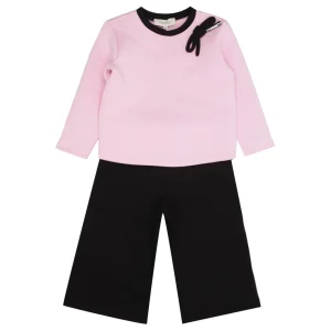 Twinset Kids | Set Maglia e Pantalone Rosa e Nero
