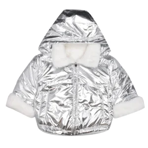 Twinset | Giubbotto Bianco e Argento metallizzato