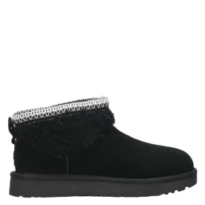 UGG | Tronchetto Classic Ultra Mini Maxi Curly Nero