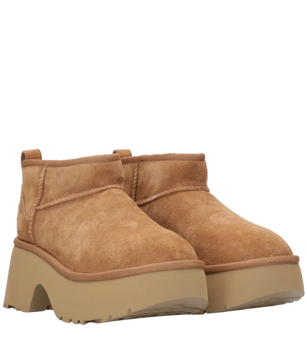 UGG | Tronchetto W Classic Ultra Mini New Heights Chestnut - immagine 3