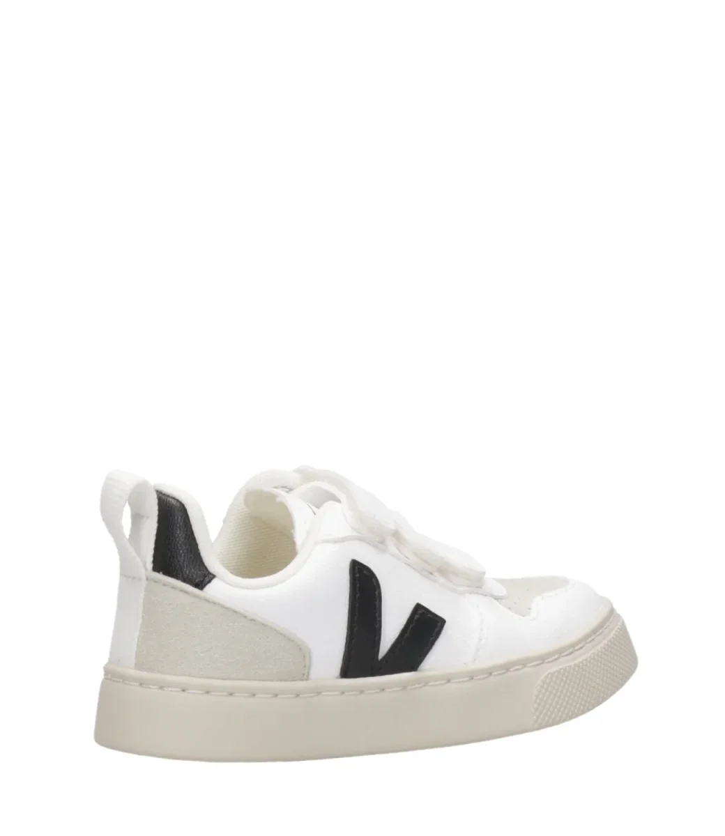 Veja Kids | Sneakers Small V-10 Bianco e Nero - immagine 4