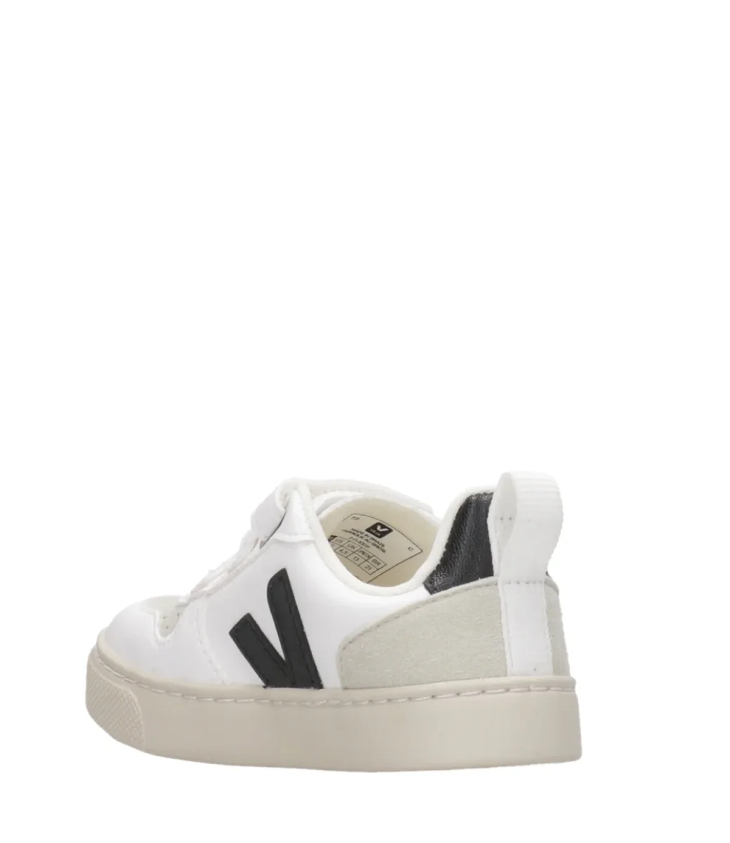 Veja Kids | Sneakers Small V-10 Bianco e Nero - immagine 5