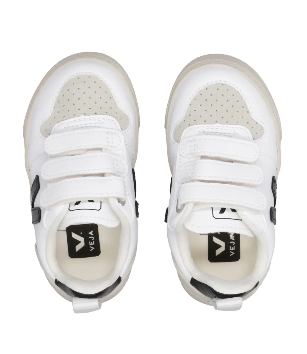 Veja Kids | Sneakers Small V-10 Bianco e Nero - immagine 6