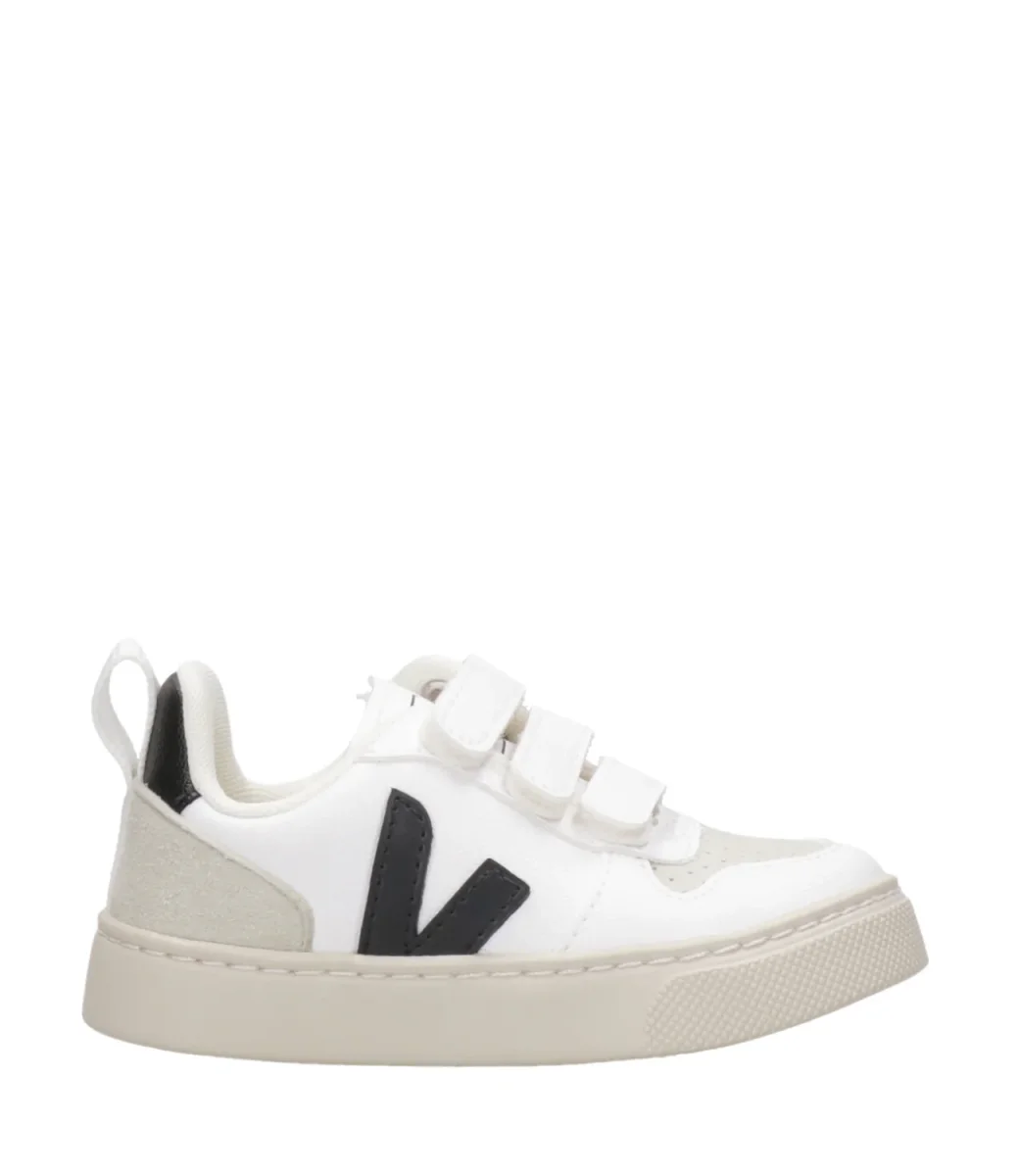 Veja Kids | Sneakers Small V-10 Bianco e Nero - immagine 2