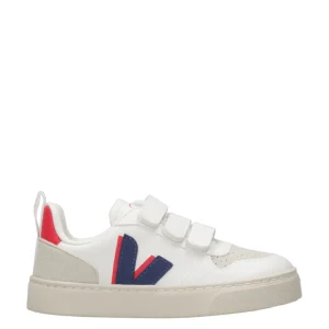 Veja Kids | Sneakers Small V-10 Bianca Blu e Rosso