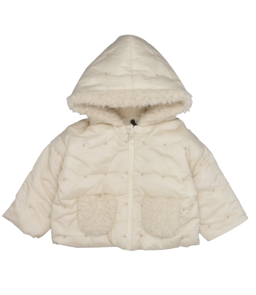 1+ in the family | Cappotto Benjamin Ecru - immagine 2