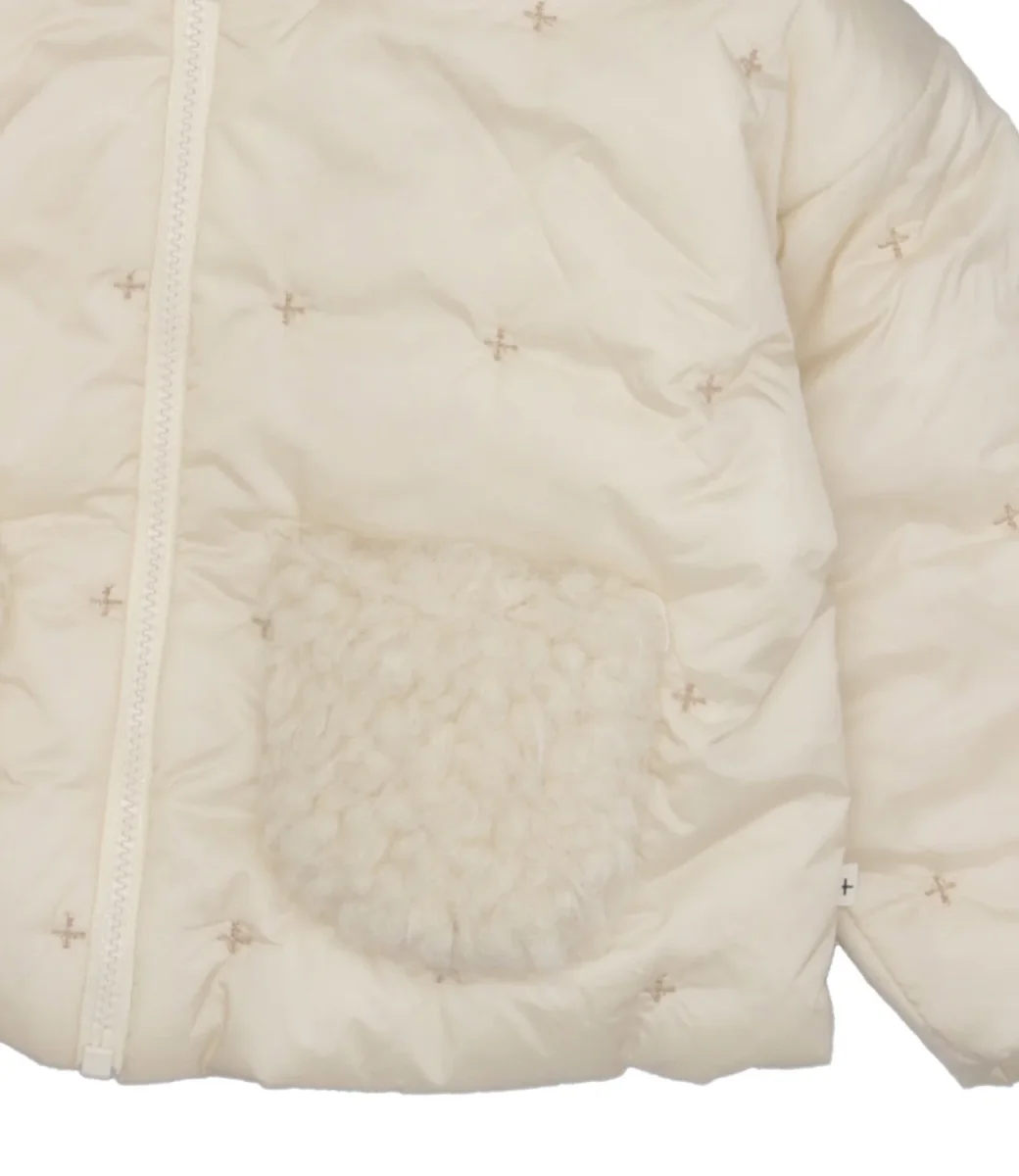 1+ in the family | Cappotto Benjamin Ecru - immagine 4