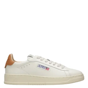 Autry | Sneakers Dallas Low Man Bianca e Caramello