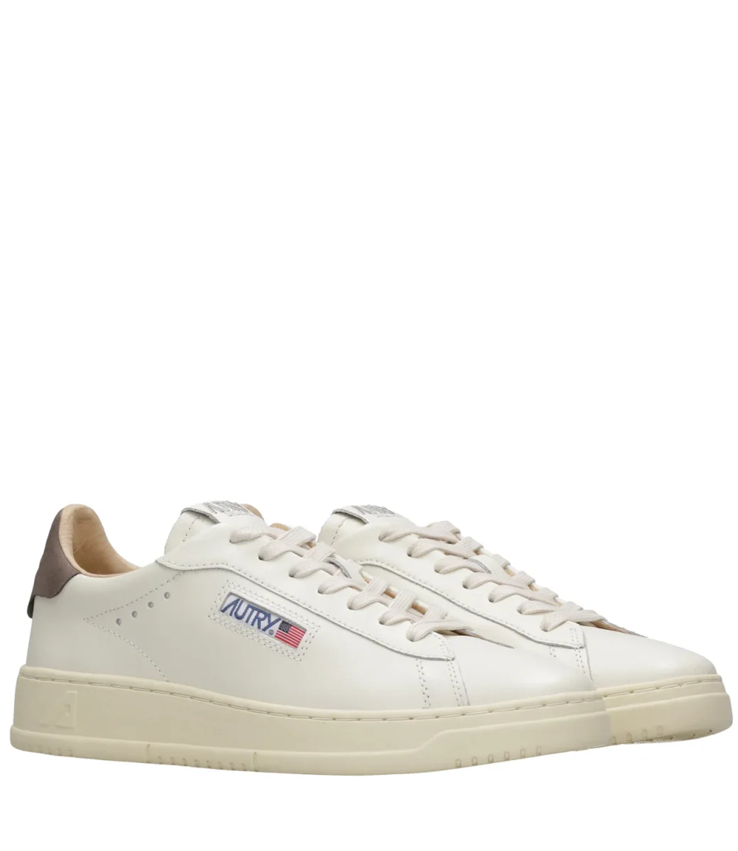Autry | Sneakers Dallas Low Man Bianca e Grigio - immagine 3