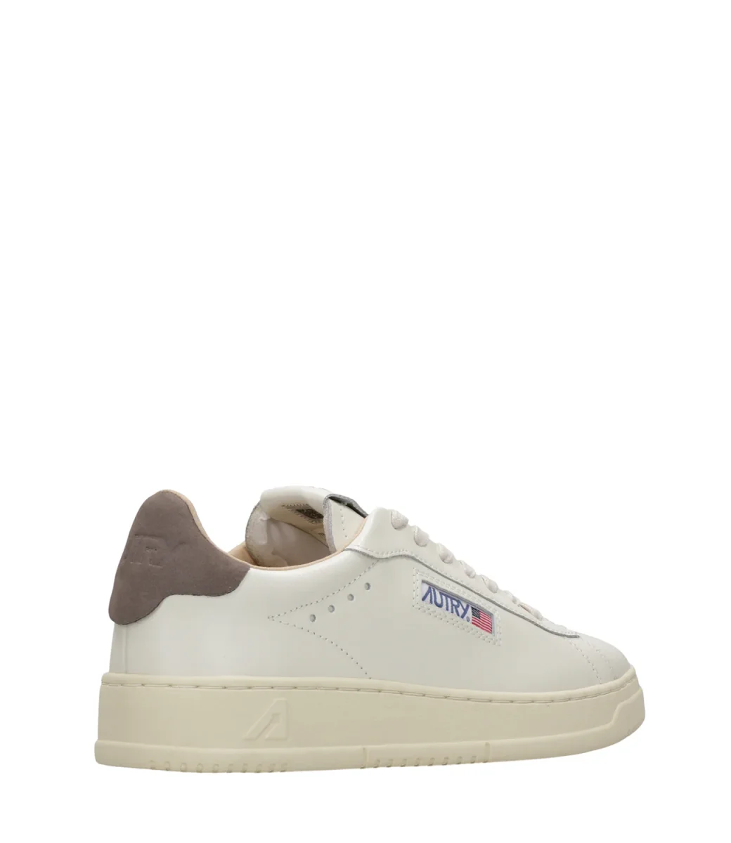 Autry | Sneakers Dallas Low Man Bianca e Grigio - immagine 4