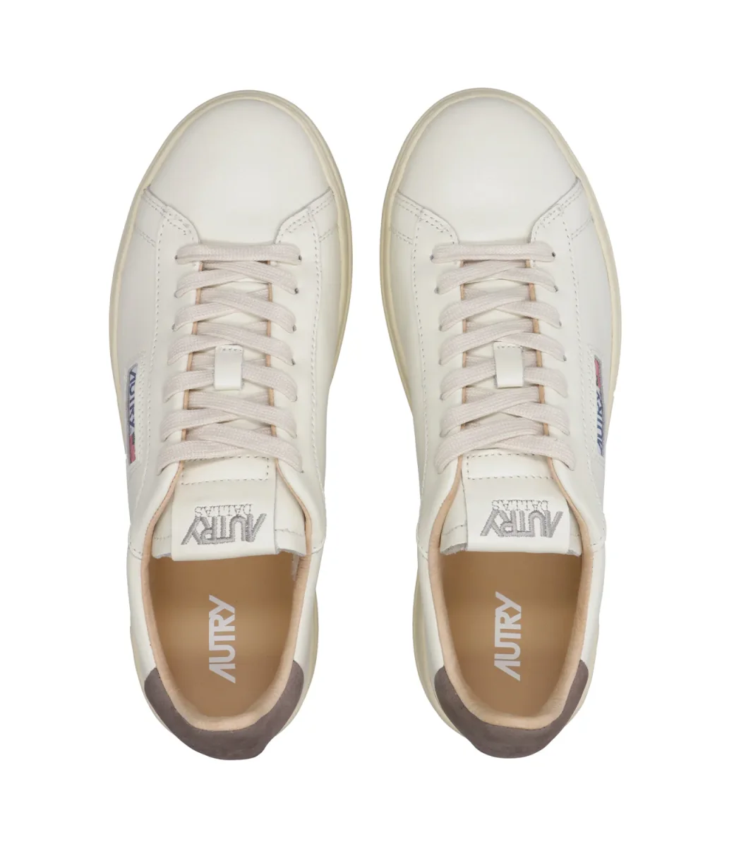 Autry | Sneakers Dallas Low Man Bianca e Grigio - immagine 6