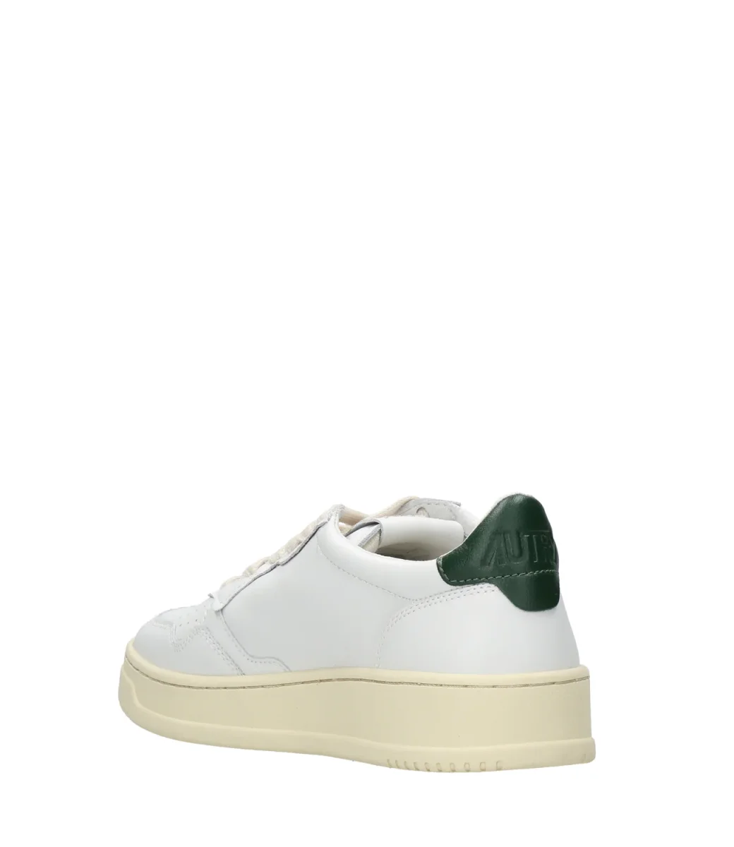 Autry | Sneakers Medalist Low Man Bianca e Verde Scuro - immagine 5