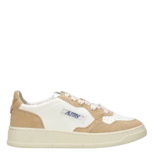 Autry | Sneakers Medalist Low Woman Bianco e Sabbia