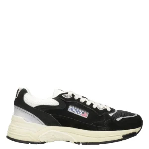 Autry | Sneakers Hyperway Low Man Suede Nero e Argento
