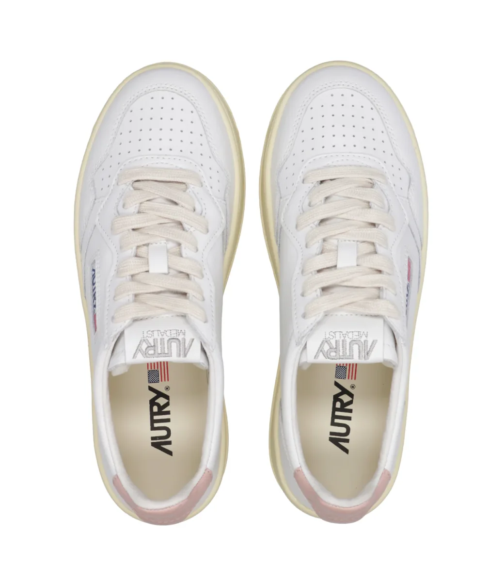 Autry | Sneakers Platform Low Woman Bianca e Rosa - immagine 7