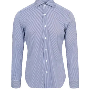 Barba | Camicia Bianco e Blu