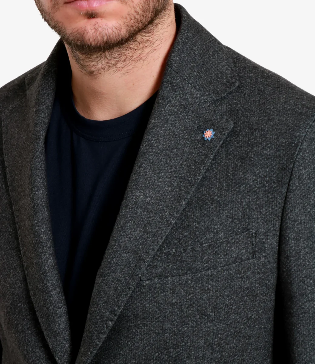 Bharnaba Philosophy | Giacca Ormoc Monopetto Antracite - immagine 5