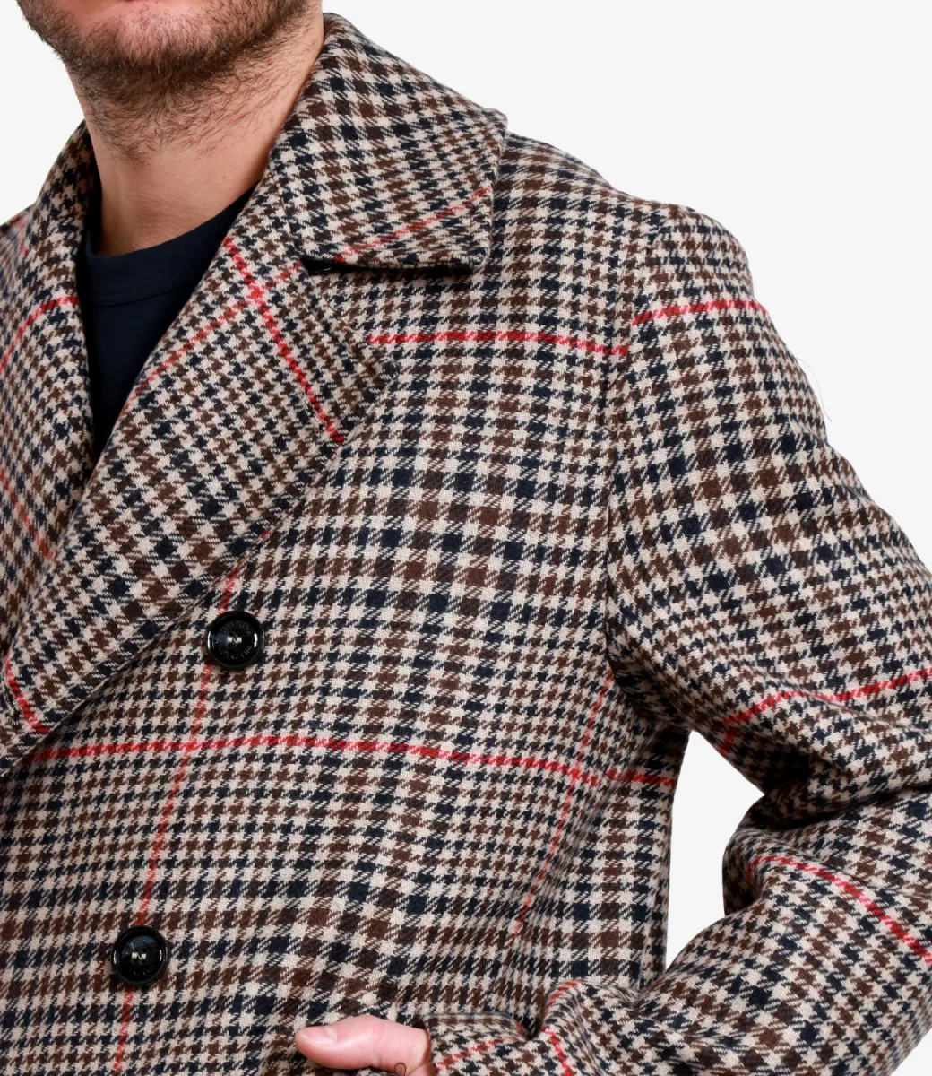 Bharnaba Philosophy | Cappotto Vietnam Doppiopetto Sabbia Camel - immagine 5