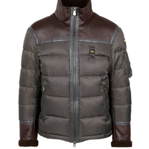 Blauer | Piumino Organ Antracite e Moro