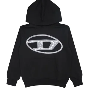 Diesel Kids | Felpa Sbonniehood over Nero