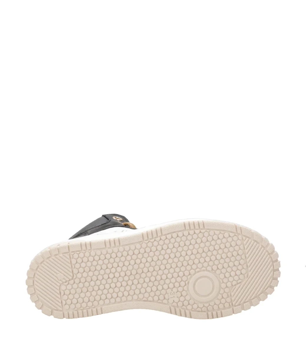 Elisabetta Franchi La Mia Bambina | Sneakers Alta Miele e Nero - immagine 7