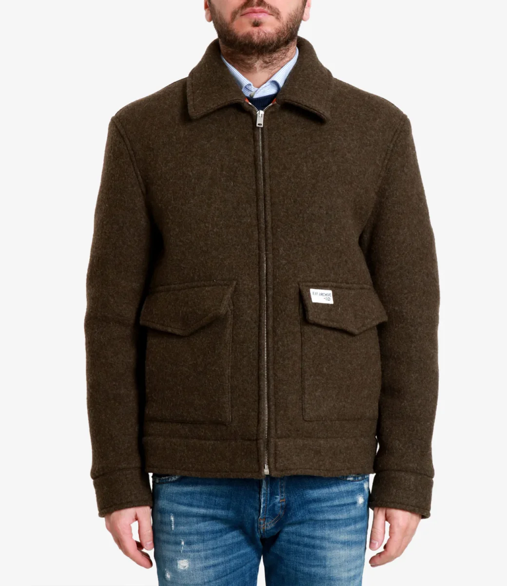 Fay | Giubbotto Plush Truck Archive Verde militare - immagine 3