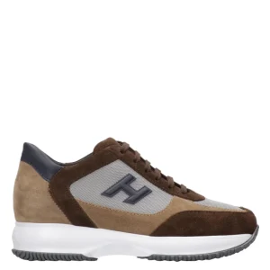 Hogan | Sneakers Interactive H 3D Marrone Tabacco e Grigio