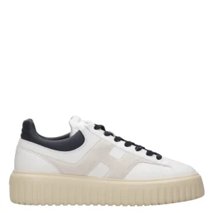 Hogan | Sneakers H-Stripes Bianco e Blu navy