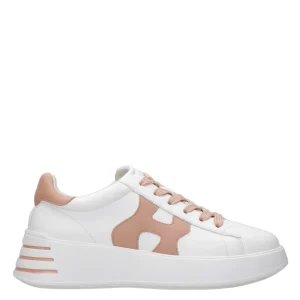Hogan | Sneakers Rebel H564 Bianco e Caramello