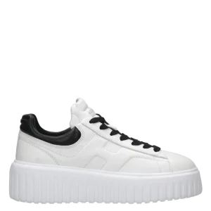 Hogan | Sneakers H-Stripes Allacciato Bianco e Nero