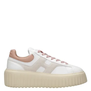 Hogan | Sneakers H-Stripes Bianco e Rosa