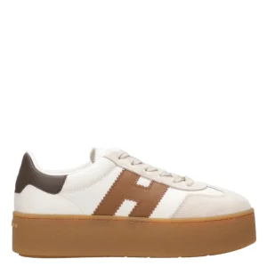 Hogan | Sneakers H698 Allacciato H Avorio e Biscotto