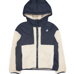 K-Way Kids | Giubbotto P. Samson 4.0 Orsetto Blu Navy e Ecru