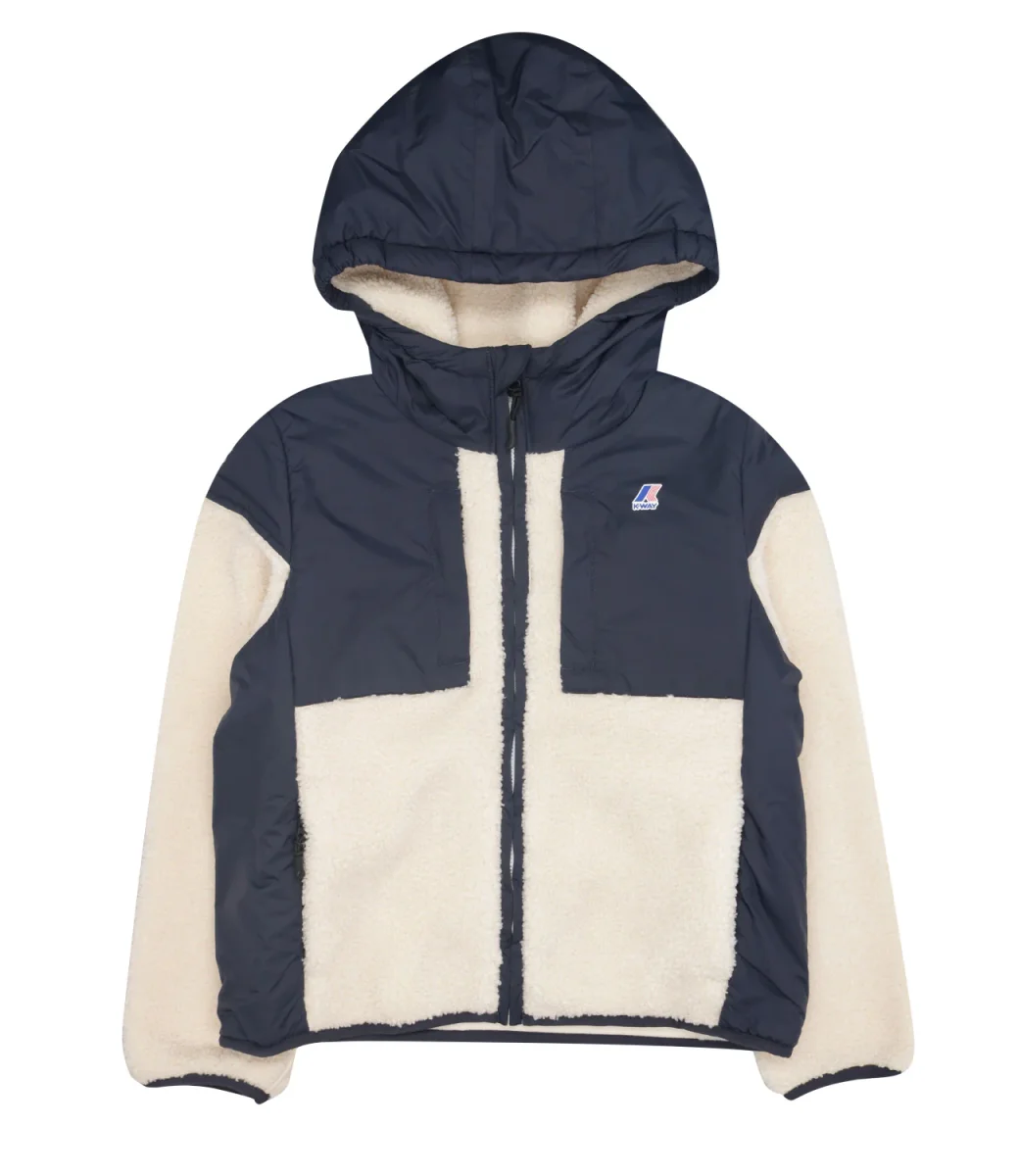K-Way Kids | Giubbotto P. Samson 4.0 Orsetto Blu Navy e Ecru - immagine 2