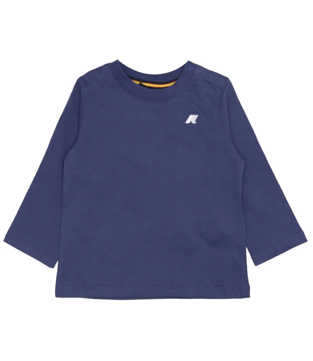 K-Way Kids | T-Shirt E. Elmette Peach Cobalto - immagine 2