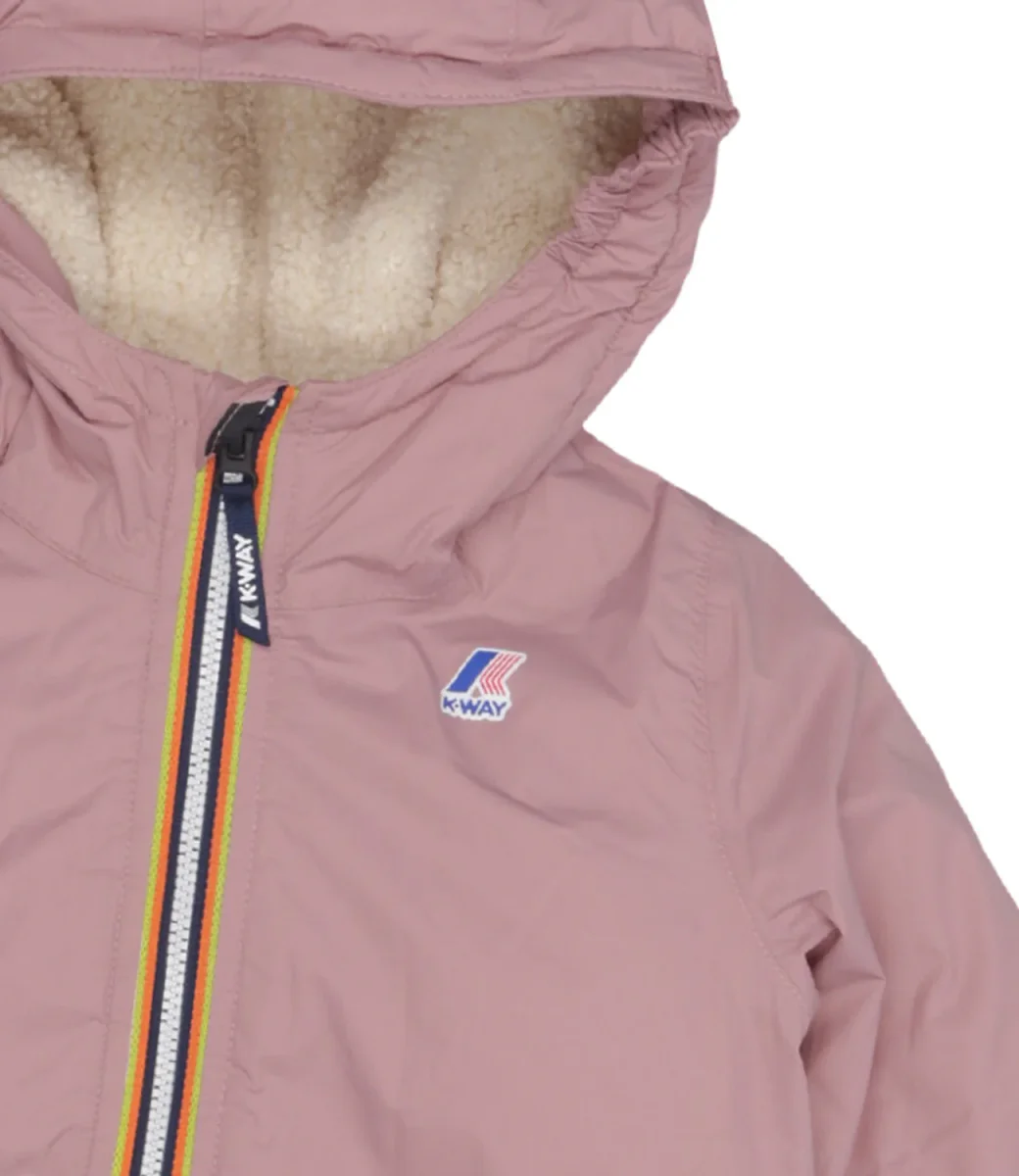 K-Way Kids | Giubbotto E. Le Vrai 4.0 Claudine Rosa antico - immagine 4