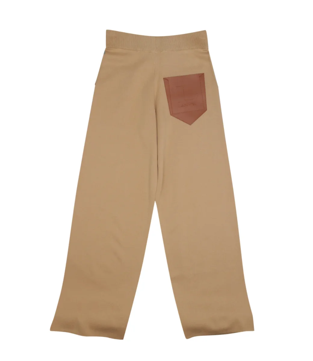 Lanvin Enfant | Pantalone Sportivo Ecru - immagine 3
