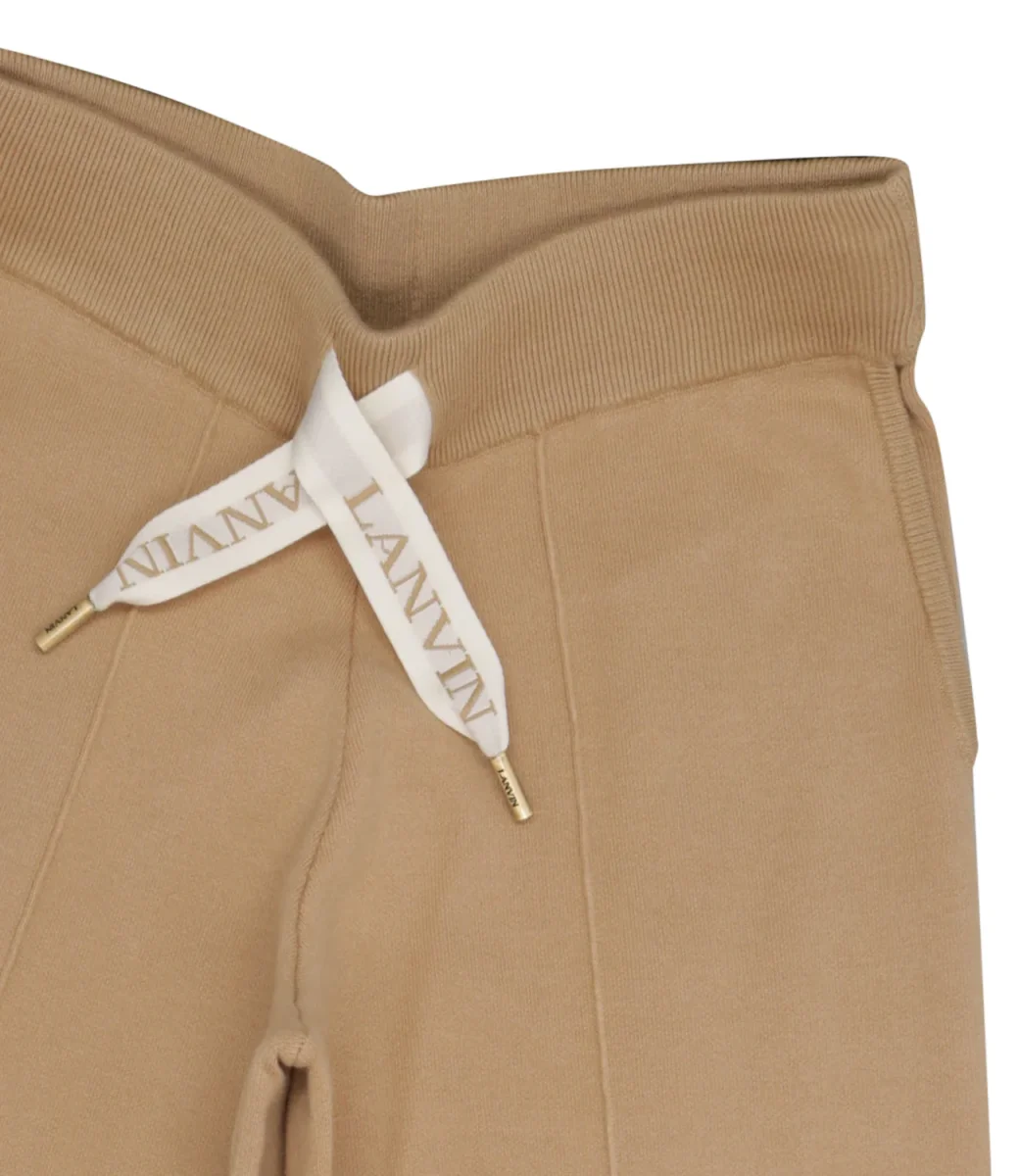 Lanvin Enfant | Pantalone Sportivo Ecru - immagine 4