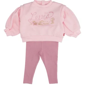 Levi's Kids | Set Felpa Pantalone Rosa