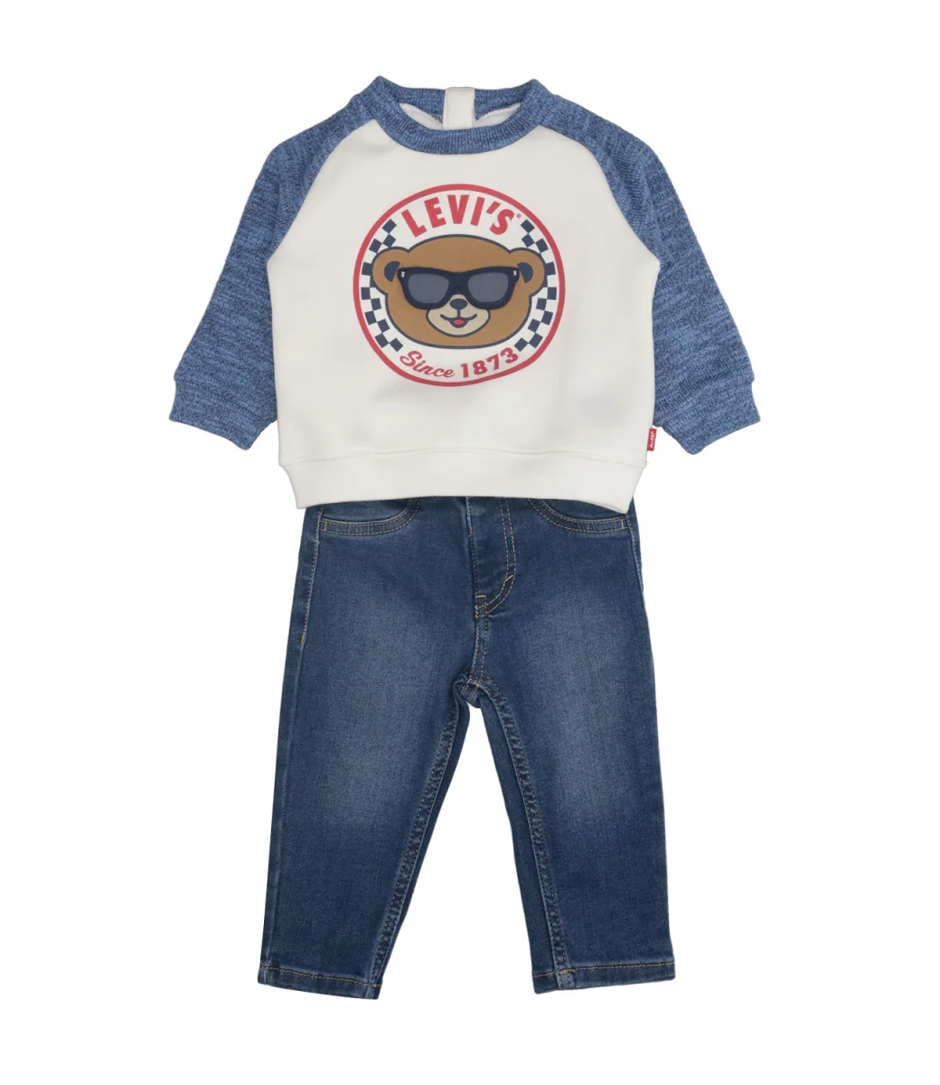 Levi's Kids | Set Felpa Pantalone Blu navy - immagine 2
