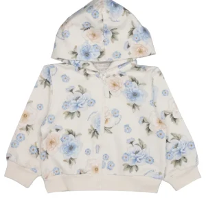 Monnalisa | Felpa Ecru e Celeste