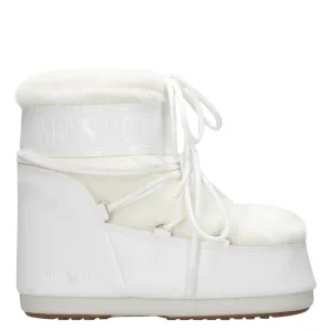 Moon Boot | Tronchetto MB Icon Low Faux Fur Bianco Ottico