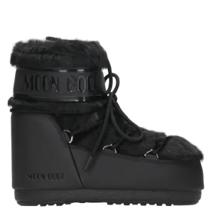 Moon Boot | Tronchetto MB Icon Low Faux Fur Nero