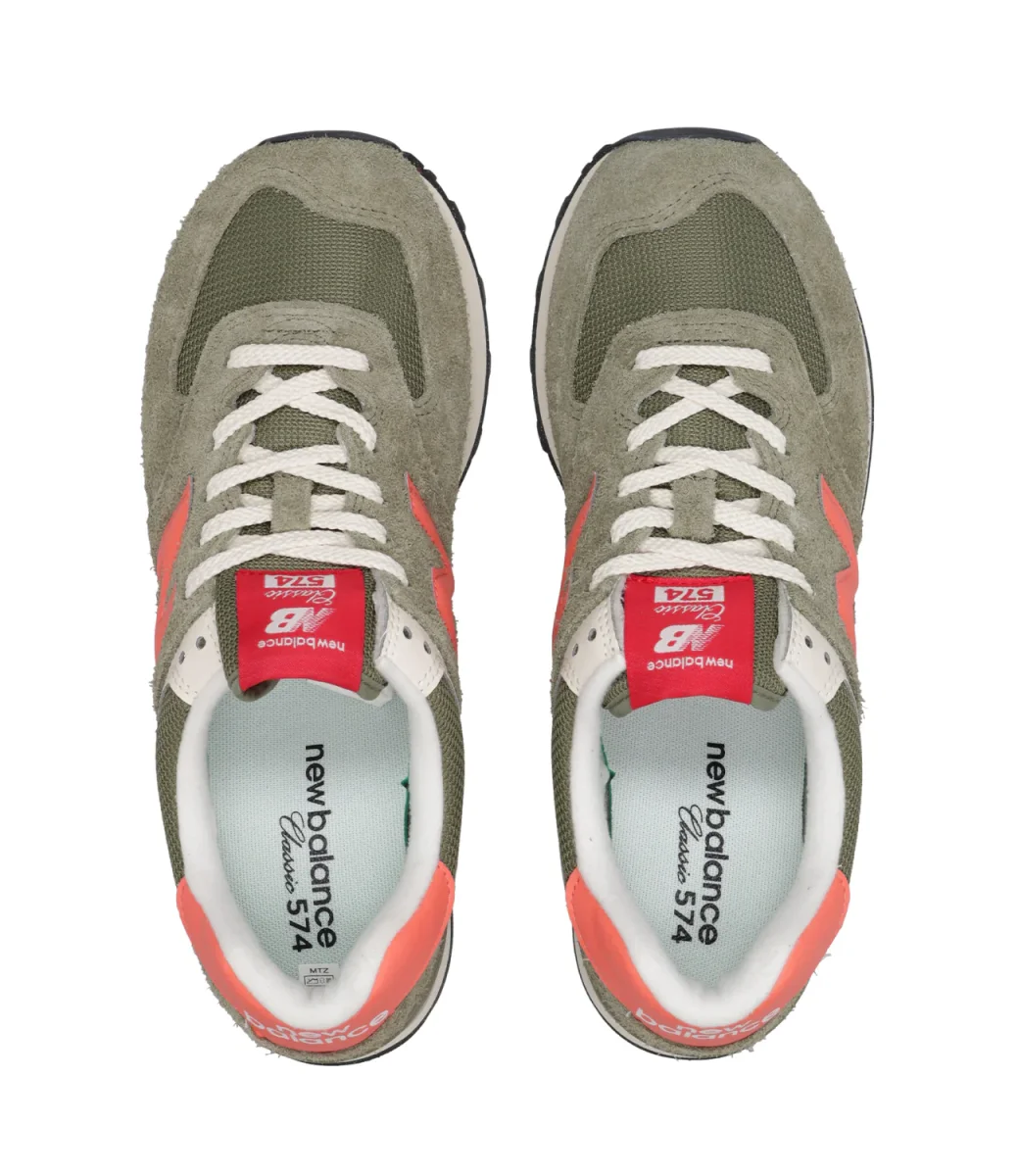 New Balance | Sneakers 574 Verde militare - immagine 6