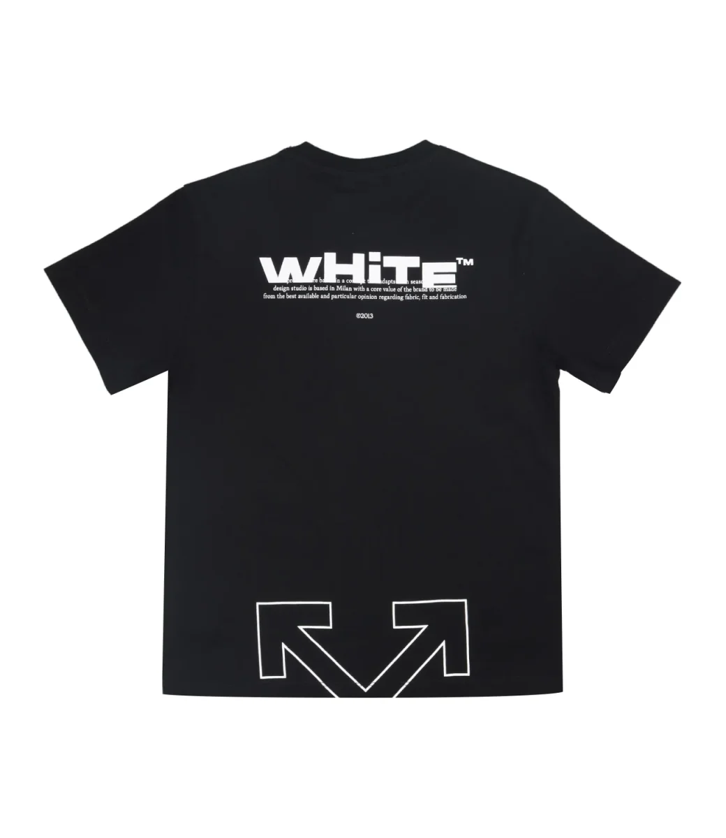 Off White Kids | T-Shirt Nero e Bianco - immagine 3