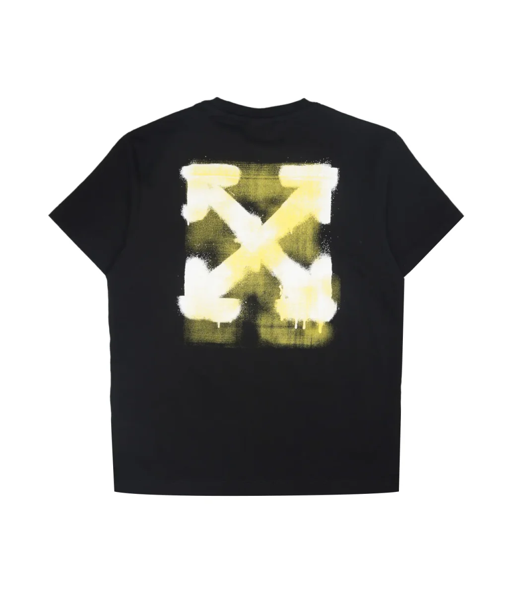 Off White Kids | T-Shirt Nero e Giallo - immagine 3